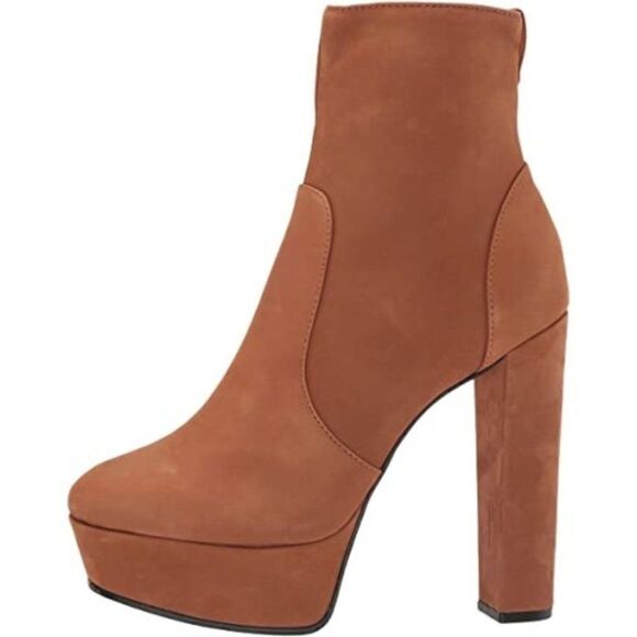 NWT Schutz Tan Platform Booties Boots - Picture 7 of 7
